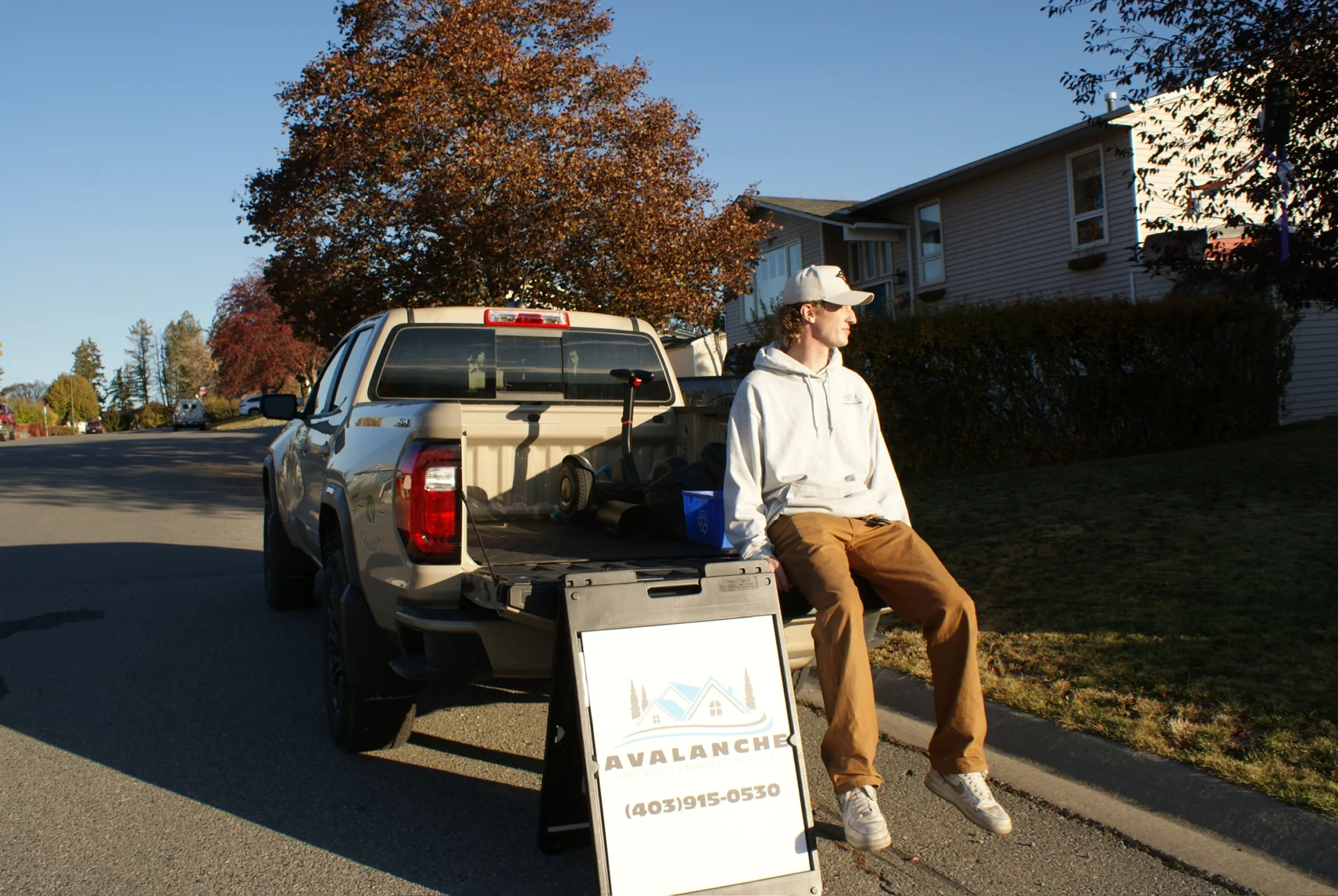 Professional Snow Removal in action